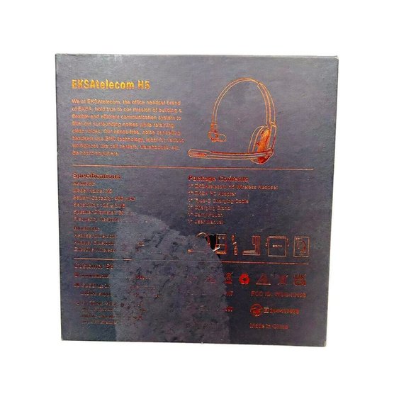 Eksa Telecom A-1 Powered ENC Wireless Headset with Charging Stand ( New Other - Picture 2 of 5